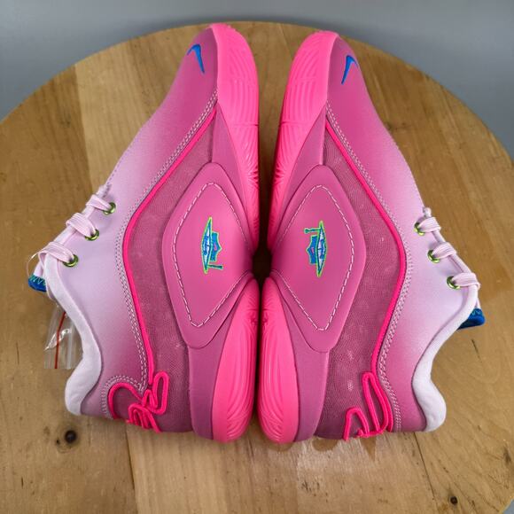 Men's 6 / 7.5W - Nike LeBron XXII 22 'I Promise' Shoes Pink Foam Blue HV8455-600 - Picture 6 of 9